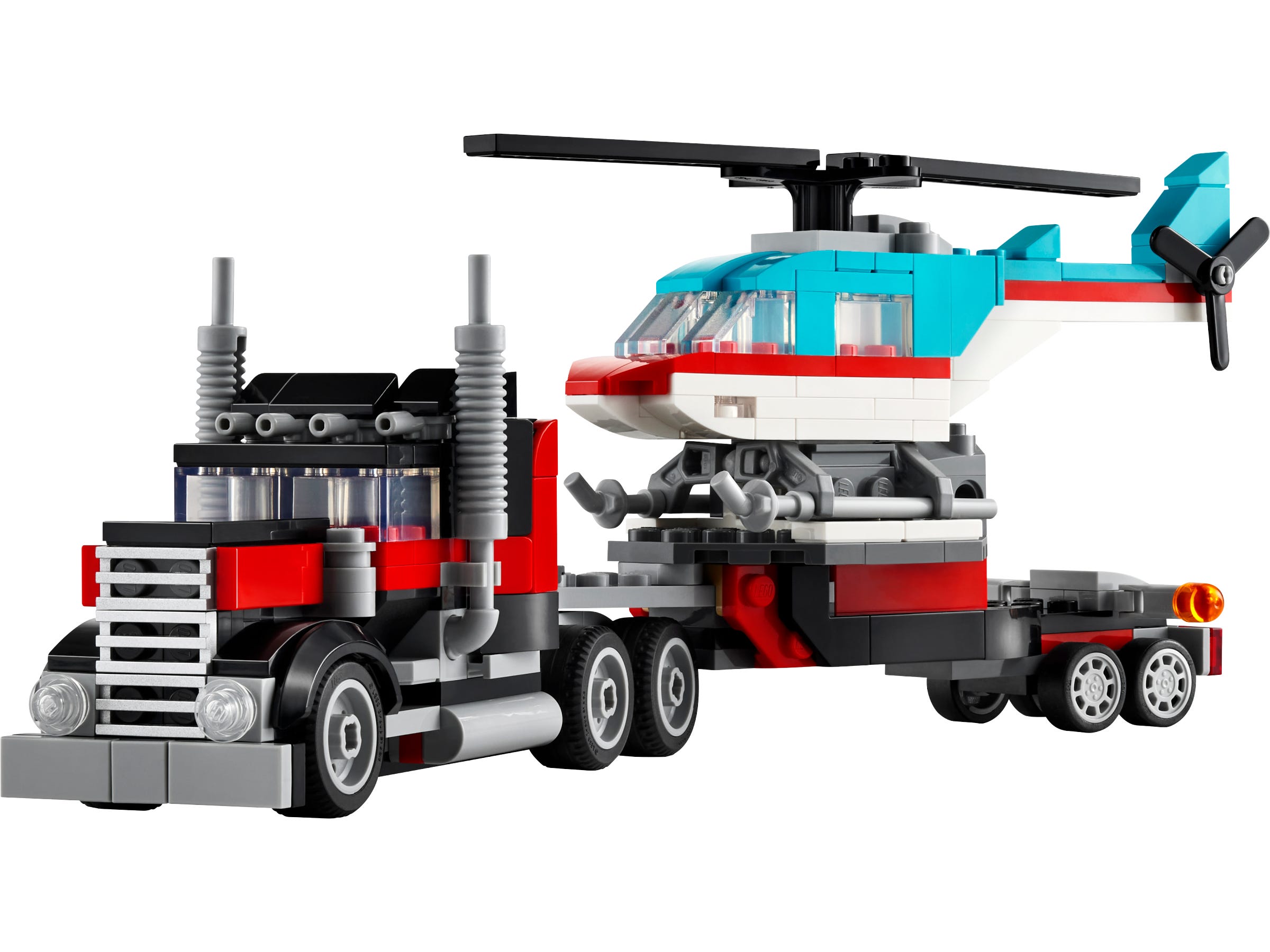 Lego Truck met helikopter 31146