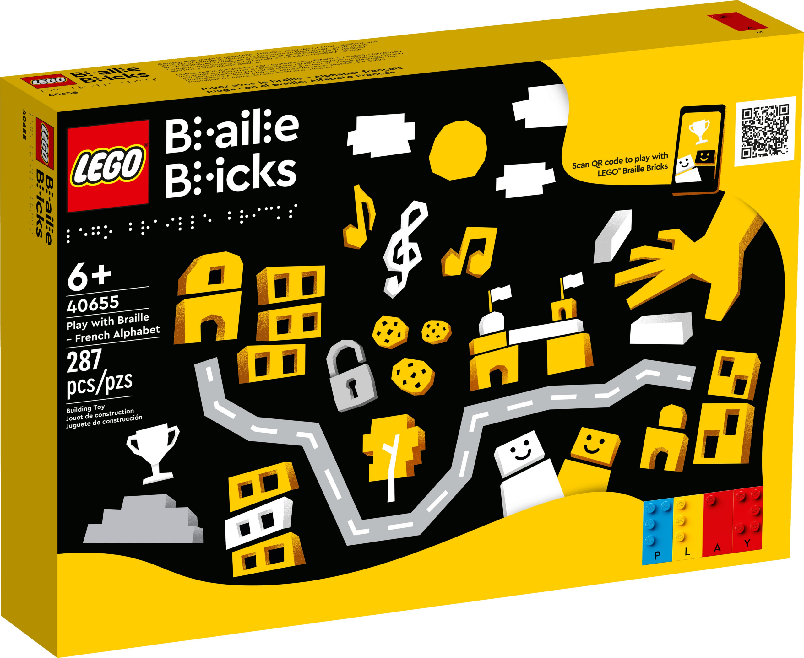 Lego Spelen met braille – Frans alfabet 40655