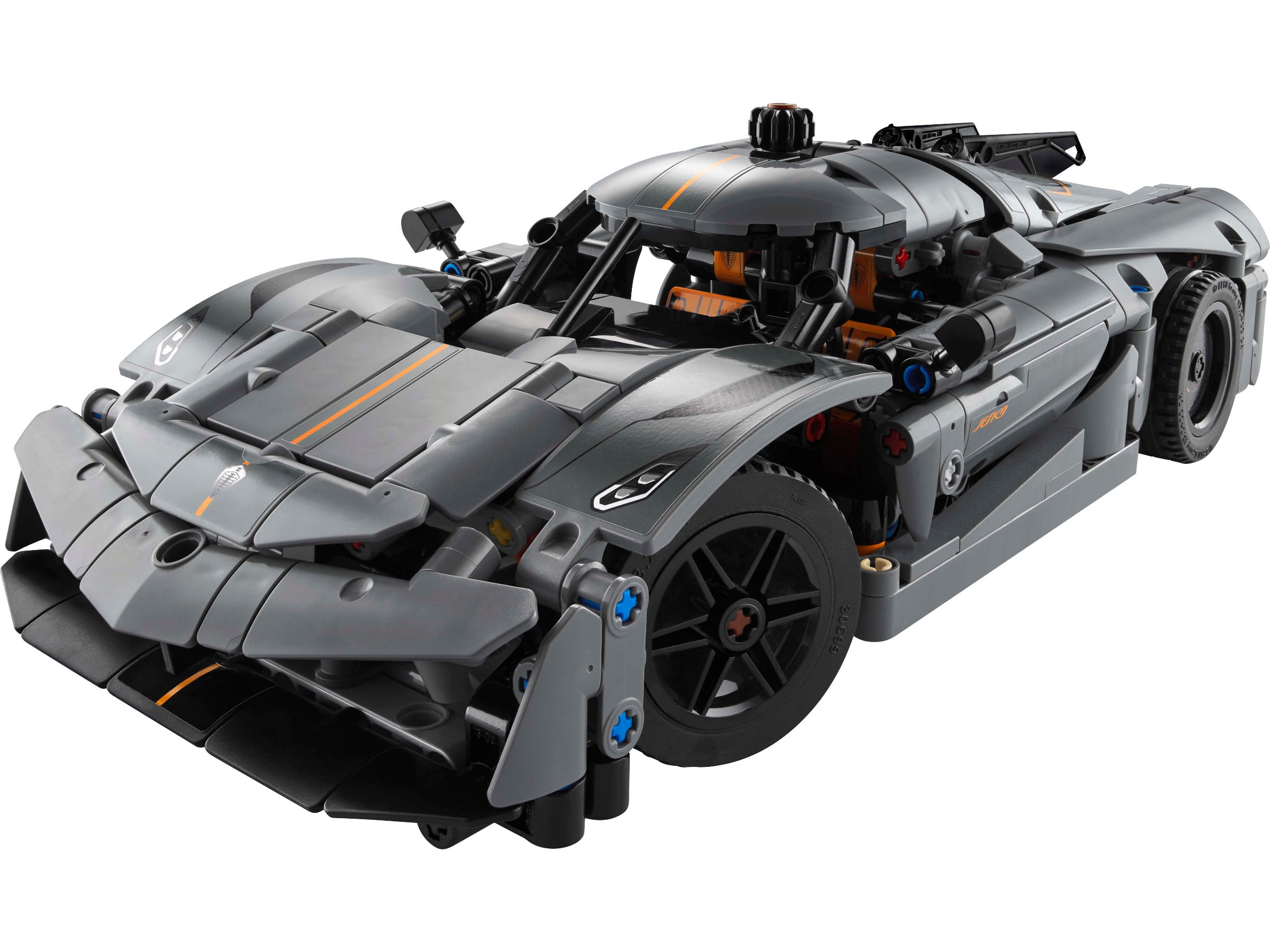 Lego Koenigsegg Jesko Absolut grijze hypercar 42173