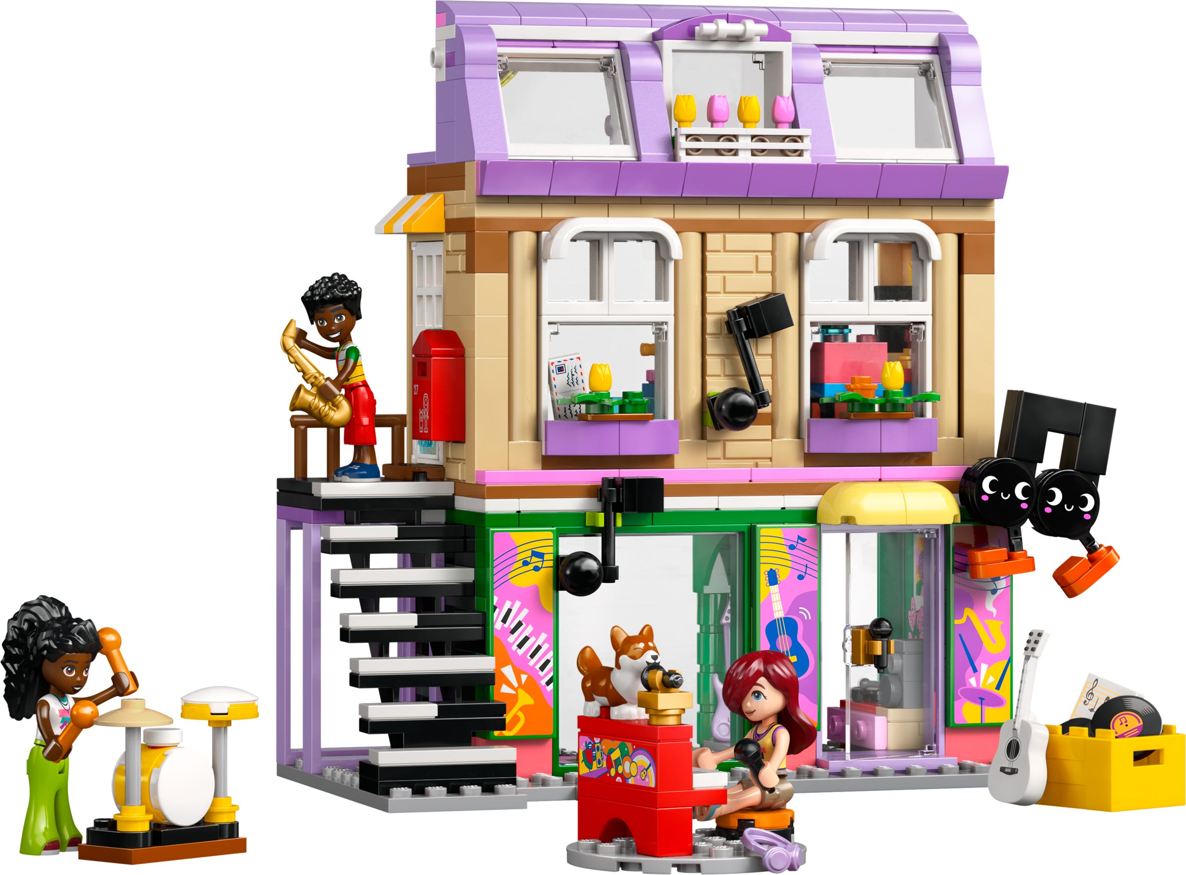 Lego Muziekwinkel en appartement 42653