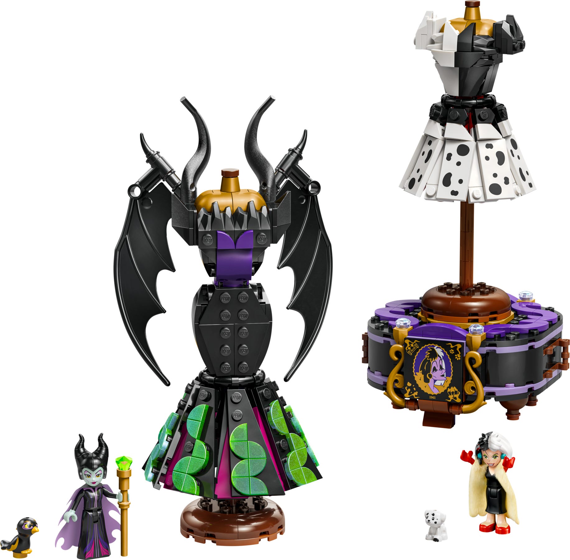 Lego De jurken van Maleficent en Cruella De Vil 43262
