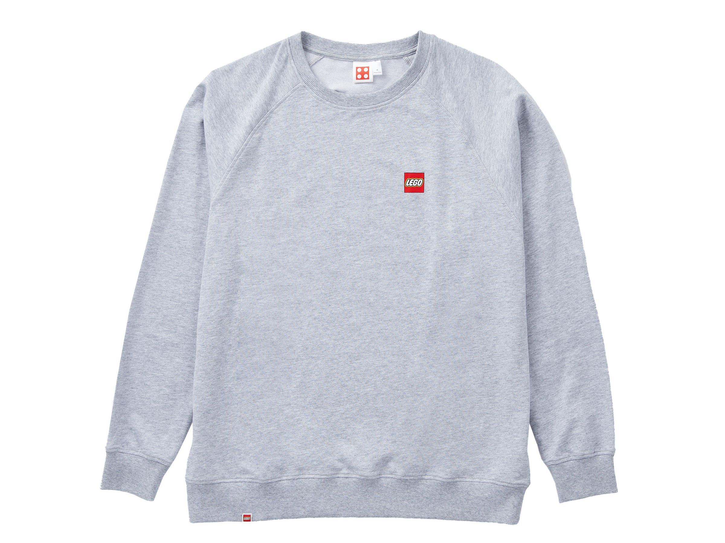 Sweatshirt voor volwassenen - grijs gemêleerd 5009099