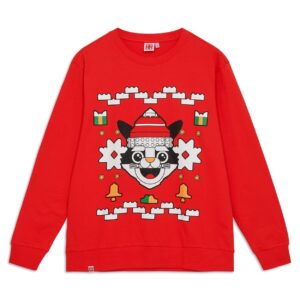 Kerstsweatshirt voor volwassenen - rood 5009962