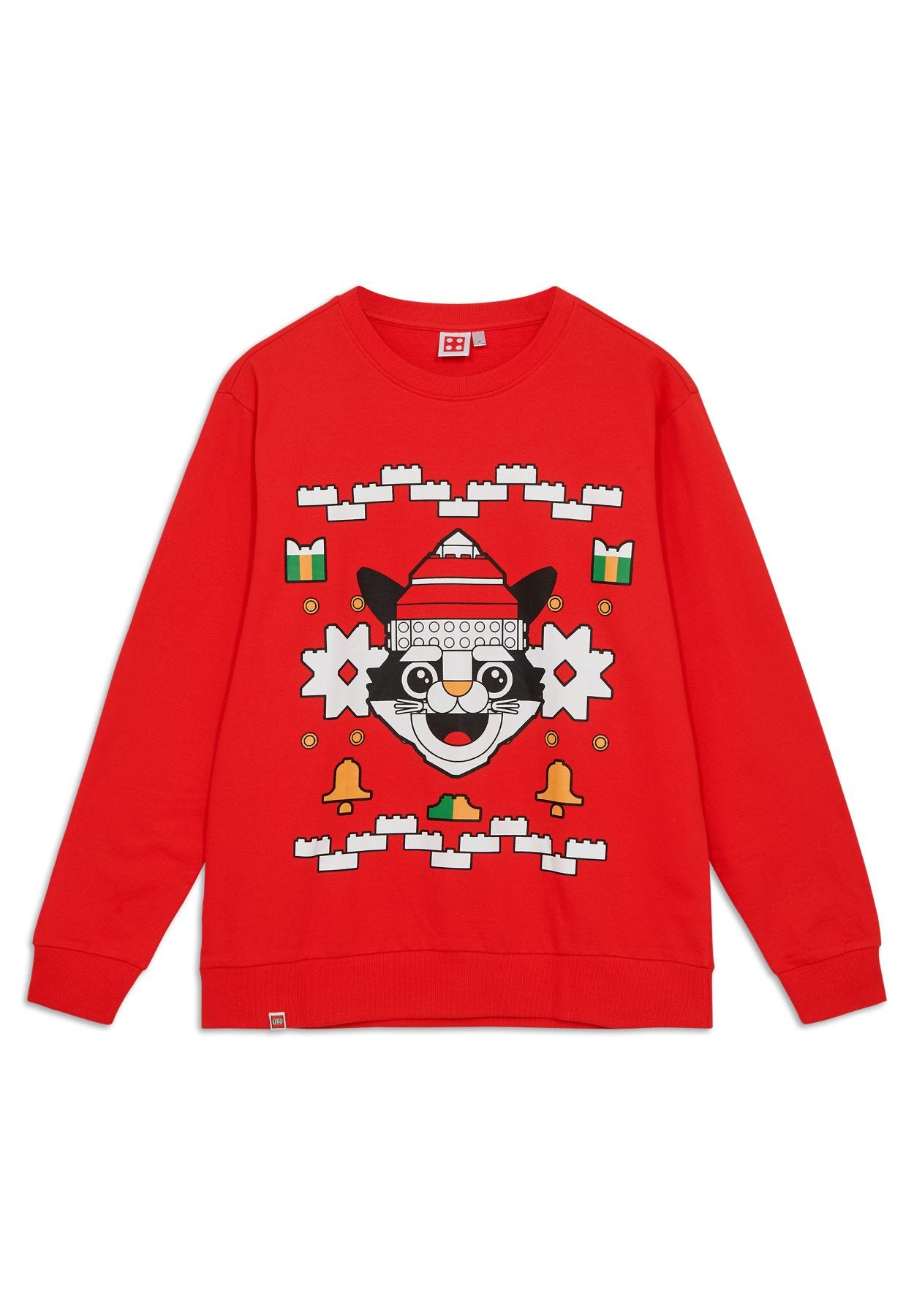 Kerstsweatshirt voor volwassenen - rood 5009962
