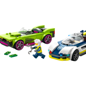 Politiewagen en snelle autoachtervolging 60415