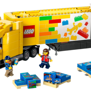 Gele vrachtwagen 60440