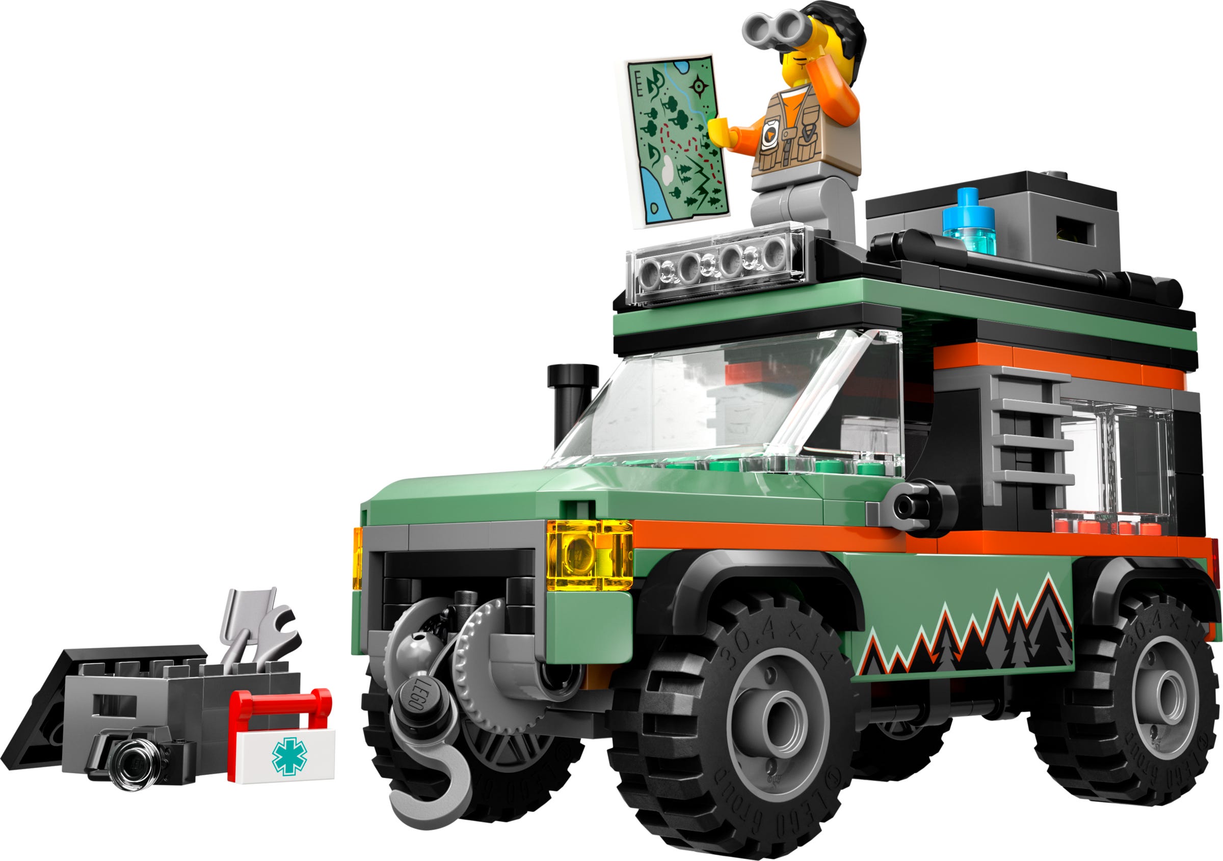 Lego 4x4 terreinwagen voor in de bergen 60447