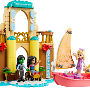 Lego Glinda, Elphaba en Nessarose op Shiz University 75681