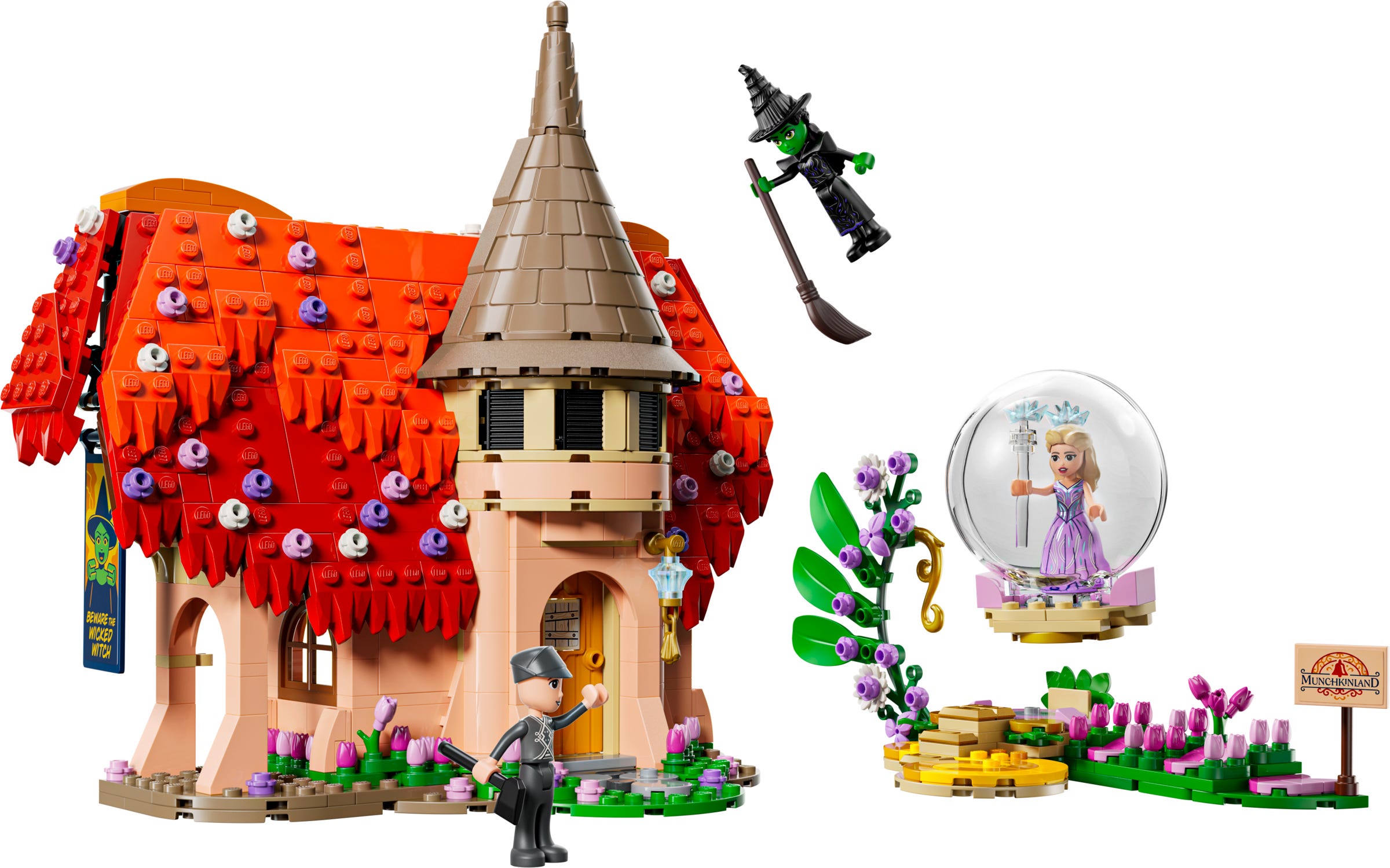 Lego Glinda en Elphaba bezoeken Munchkinland 75690