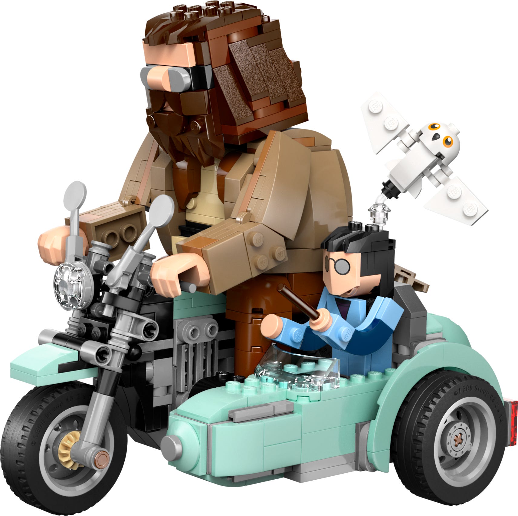 Lego Hagrid en Harry's rit op de motor 76443