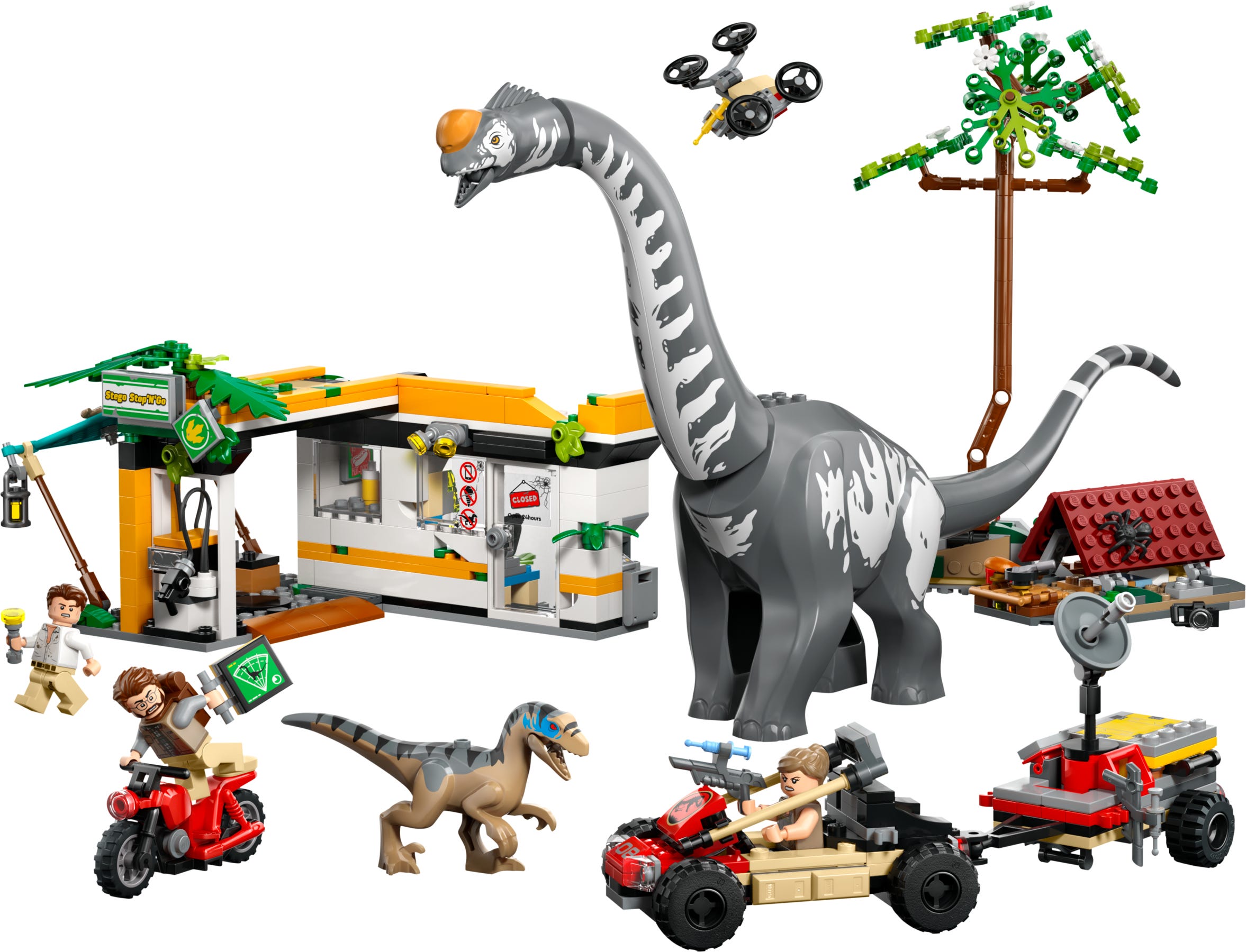 Lego Raptor en Titanosaurus opsporingsmissie 76973