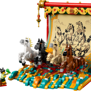 Display met galopperende paarden 80119