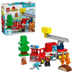 DUPLO 10473 Brandweertruck met Slang en Brandweerman