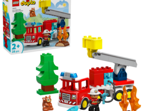 DUPLO 10473 Brandweertruck met Slang en Brandweerman