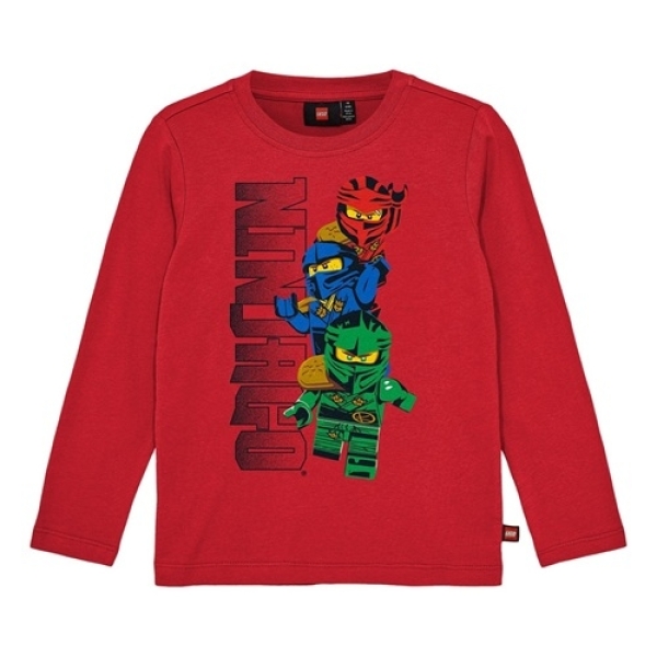 LEGO T-shirt Ninjago ROOD (LWTAFFY 603 - Maat 110)