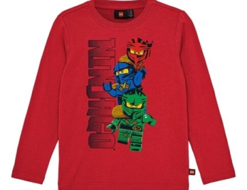 LEGO T-shirt Ninjago ROOD (LWTAFFY 603 – Maat 140)