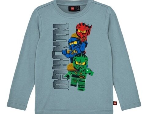 LEGO T-shirt Ninjago ZANDBLAUW (LWTAFFY 603 – Maat 140)