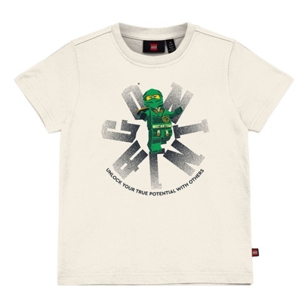 LEGO T-shirt Ninjago WIT (LWTAFFY 609 - Maat 104)