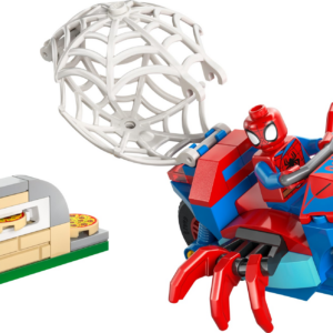 Spidey op zijn motor vs. Rhino 11206