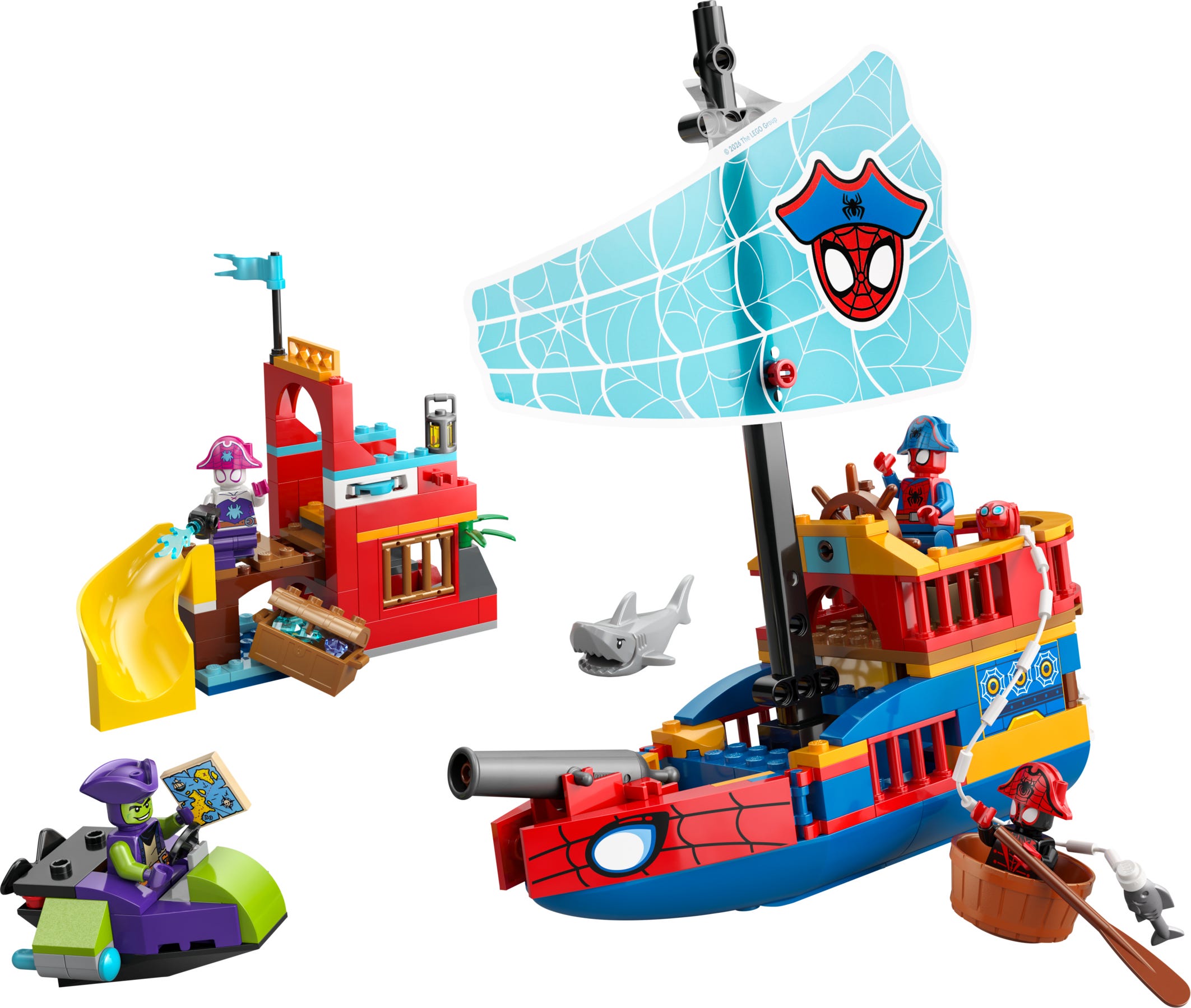 Team Spidey piratenschip 11208