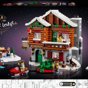 LEGO 10325 Icons Skihut Modelhuis Bouw en Decoratie Set
