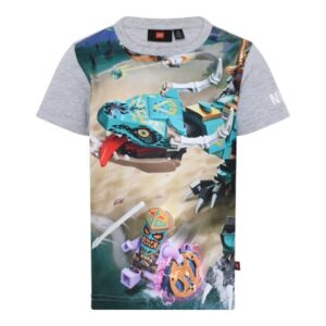 LEGO T-shirt Ninjago LICHTGRIJS (LWTAYLOR 323 - Maat 116)