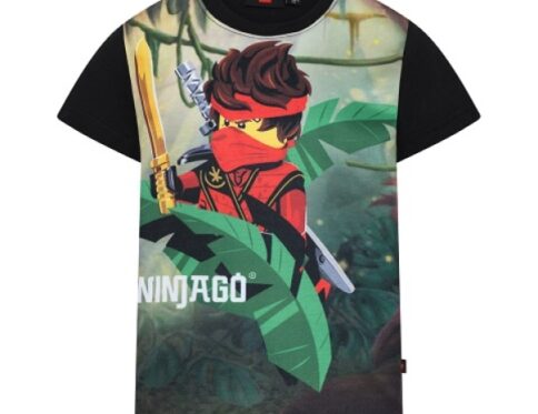 LEGO T-shirt Ninjago ZWART (LWTAYLOR 324 – Maat 140)