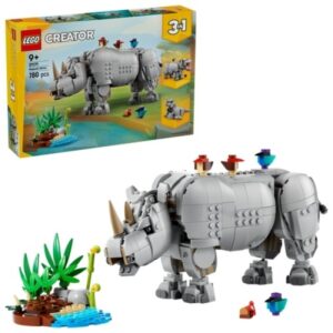 LEGO 31171 Machtige Neushoorn met Vogels