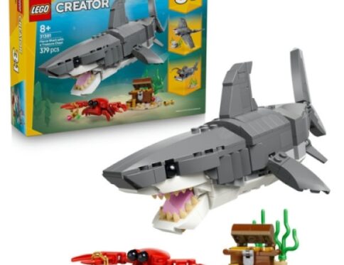 LEGO 31381 Woeste Haai met Schatkist