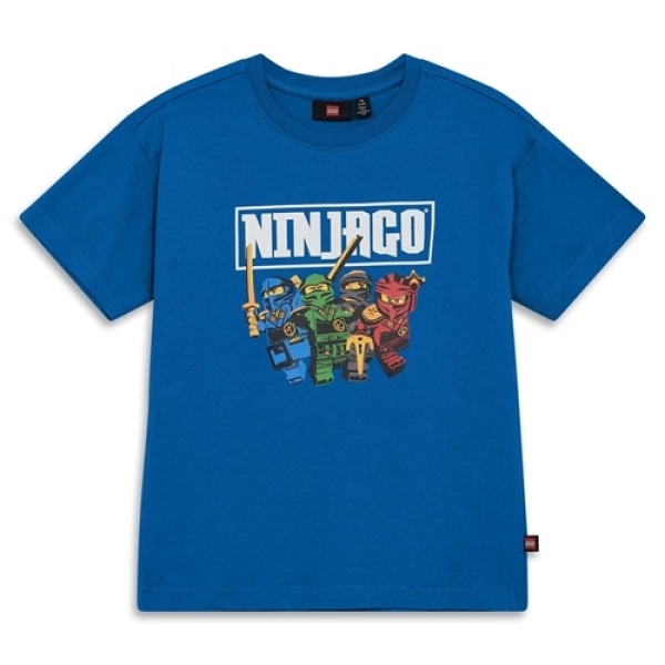 LEGO T-shirt Ninjago BLAUW (LWTAFFY 621 - Maat 116)
