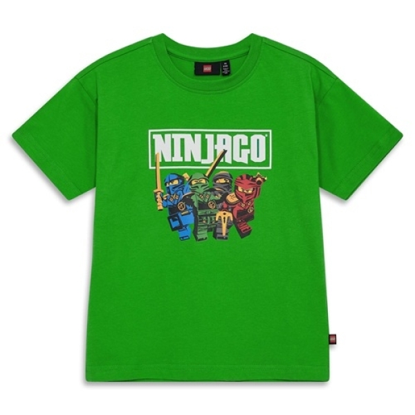 LEGO T-shirt Ninjago GROEN (LWTAFFY 621 - Maat 116)
