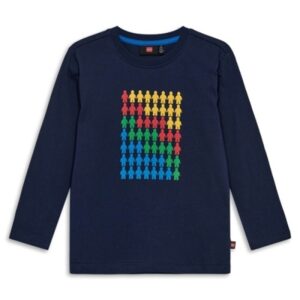 LEGO T-shirt DONKERBLAUW (LWTAFFY 700 - Maat 140)