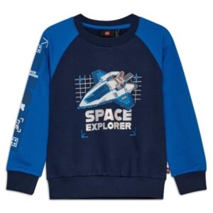 LEGO Sweatshirt City DONKERBLAUW (LWSAKU 706 - Maat 122)