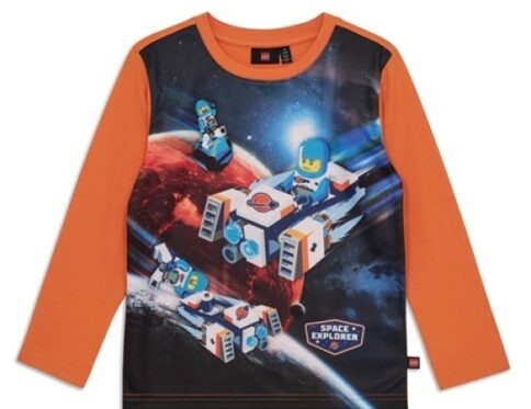 LEGO T-shirt ORANJE (LWTAFFY 709 – Maat 140)