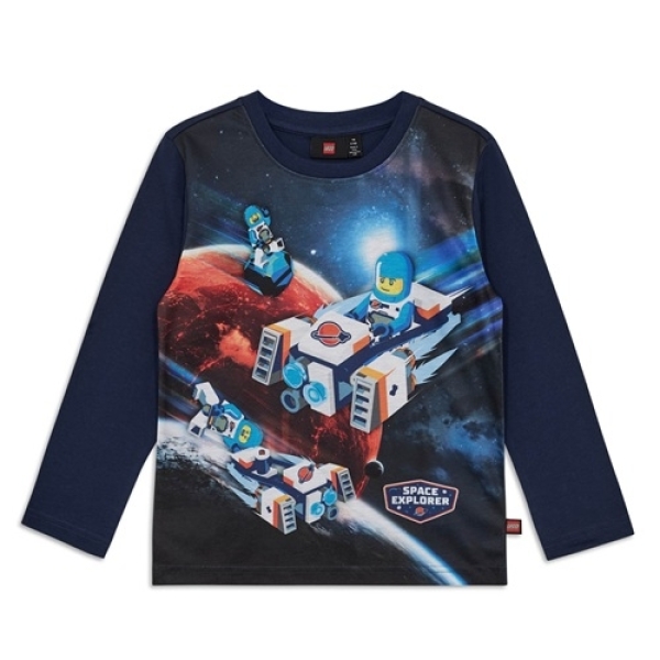 LEGO T-shirt DONKERBLAUW (LWTAFFY 709 - Maat 134)