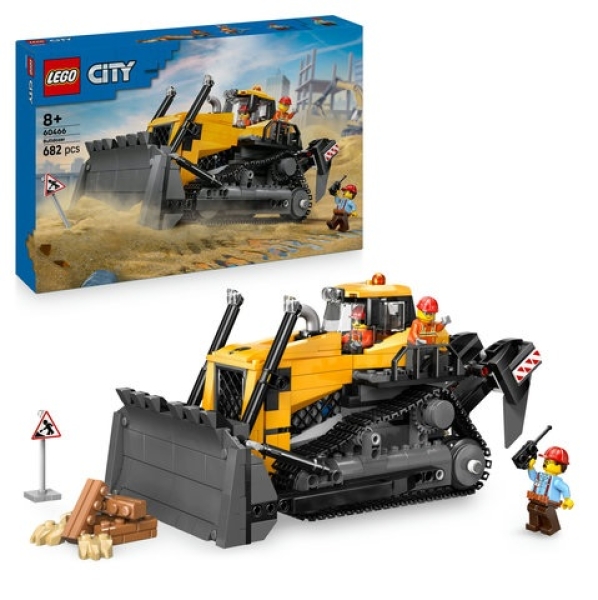 LEGO 60466 Gele Bulldozer