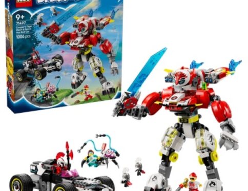 LEGO 71497 Coopers Tijgermecha en Zero’s Hot Rod Auto