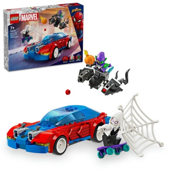 LEGO 76279 Spider-Man Racewagen en Venom Green Goblin