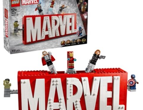 LEGO 76313 MARVEL Logo en Minifiguren