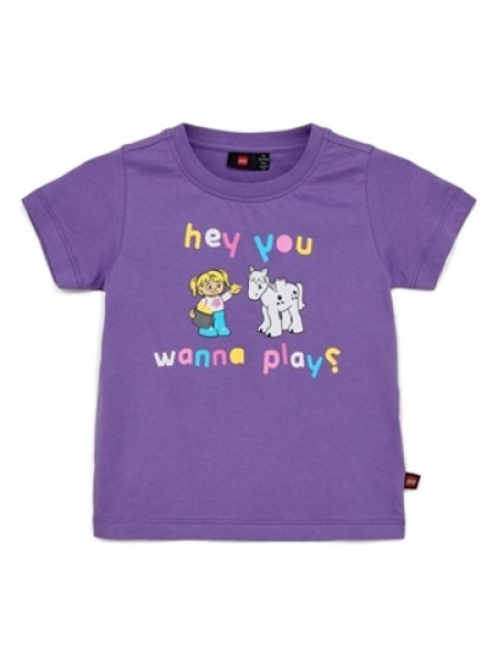 DUPLO T-shirt PAARS (LWTAY 201 - Maat 104)