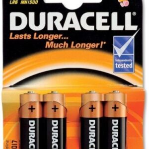 DURACELL Batterij AA MN1500 (4 stuks)
