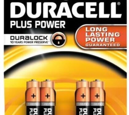 DURACELL Plus Power AAA MN2400 (4 stuks)