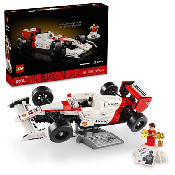 LEGO 10330 McLaren MP4/4 en Ayrton Senna