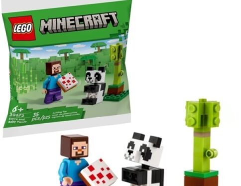 LEGO 30672 Steve en Babypanda (Polybag)