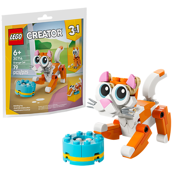 LEGO 30714 Oranje Kat (Paperbag)