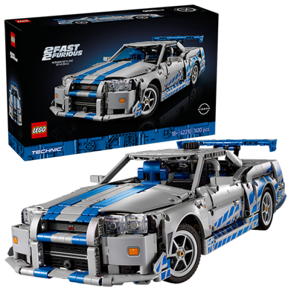 LEGO 42210 2 Fast 2 Furious Nissan Skyline GT-R (R34)