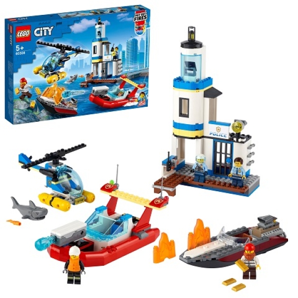 LEGO 60308 Kustpolitie en Brandmissie