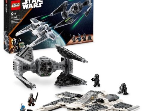 LEGO 75348 Mandalorian Fang Fighter VS TIE Interceptor