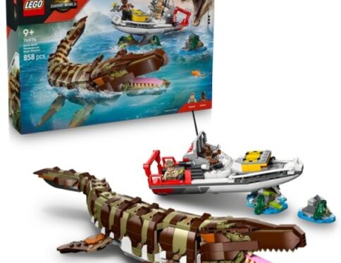 LEGO 76974 Bouwbare Mosasaurus Bootmissie