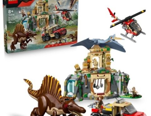 LEGO 76976 Spinosaurus en Quetzalcoatlus Luchtmissie
